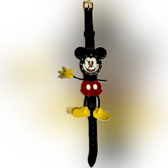 LORUS Accessories - VTG 80’s LORUS RZK133-4 MICKEY MOUSE FULL BODY FLAWED WATCH DISNEY MISSING GLOVE